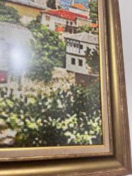 Çerçeveli Mozaik Tablo, Mostar Köprüsü Manzarası