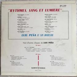 Luis Peña Et Son Orchestre - Rythmes Sang Et Lumière / France 1962 / LP / *Pasodoble, Cha Cha, Tango*