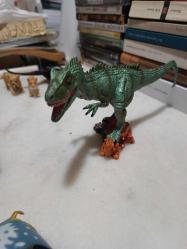 Dinazor dinozor figür trex sert plastik silikon oyuncak