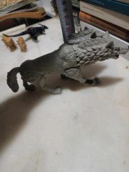Kurt figür trex sert plastik silikon oyuncak dinazor figür