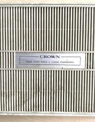 CROWN RADYO KASET ÇALAR KAPAĞI HOPARLÖR İLE BERABER