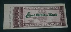 ALMANYA 1923 1 MİLYON   MARK ÇİL ALTI