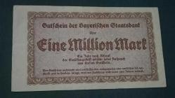 ALMANYA 1923 1 MİLYON   MARK ÇİL ALTI