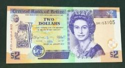 Belize 2017 2 Dolar Çil Kraliçe Elizabeth portresi