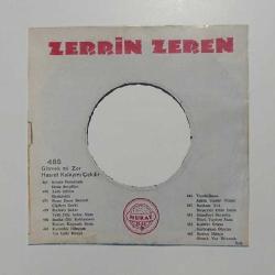 Zerrin ZEREN Birşeyler oldu bana - Başkası yok BASKI KAPAK