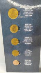 Türkiye Cumhuriyeti Tedavül Para Seti Nostalji No:3 1988-2001  586