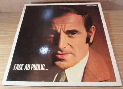 LOT.11 » CHARLES AZNAVOUR-Face Au Public...1968.FRANSIZ BaSKı 33 Lük LP.