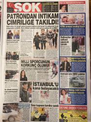 ŞOK GAZETESİ DOĞUM GÜNÜ HEDİYESİ - 13 OCAK 2012 - TAM TAKIM 12 SAYFADIR -Natalia–Serkan Bayar–Rana–Isabelle Adjani–AKP’li Vekil–Sibel Esen–Demet Akalın–Okan Kurt–Efe Önbilgin–Deniz Akkaya–Serenay Sarıkaya–Tuğba Altıntop–Hakan Peker–Ece Erken–Davut Güloğlu–Burcu Güneş–Seçkin Piriler–Kaan Özbek–Anıl Çeçen–Ali Çapan–Prof. Anıl Çeçen–Prof. Aziz Konukman–Kaan Özbek–Sibel Esen–Ceylan Çapa–Burak Özçivit–Malkoçoğlu–Calp Çeliken–Tuğçe Sarıkaya–Mine Tugay–Timur Acar–Sinan Tuzcu–İffet–Rafet El Roman–Mustafa Arık–Alişan–Efe Önbilgin–Azelle Jones–Tyler Sercombe–George Clooney–Michael Caine–Tom Cruise–Isabelle Adjani–ŞOK–Sonum Isabelle Gibi Olmasın–Şehit Oğlu İçin Kocasını Boşuyor–Ev İşçisiyiz Toz Bezi Değiliz–15 Yaşında Abla Katili Yaptılar–Barcelona’da Geceler Natalia’dan Sorulur–Yalnızlığa Son Verin–Gizli Sırlar–Doğuştan Artiz–Vücudunu Şev–Bu Kadında 2 Tane Var–Şerefsizler–Arabam Dinleme Cihazı Koymuş–Silikonlarımla Mutluyum–İffet’in Paris’te Aşkı Başkadır–Tuğba’nın Tepesi Attı–Ece Ben Davut’a Pa