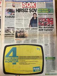 ŞOK GAZETESİ DOĞUM GÜNÜ HEDİYESİ - 7 OCAK 2006 - TAM TAKIM 12 SAYFADIR -Doğa Rutkay–Monica Rutkay–Paris Hilton–Ashlee Simpson–Gülben Ergen–Yeşim Salkım–Hakan Uzan–Lerzan Mutlu–Bilgili–Erbe Bilge–Dennis Rodman–Jodie Marsh–Romeo Romano–Aytaç Kurtuluş–Serkan Balcı–Deniz Akkaya–Yıldız Tilbe–Nükhet Duru–Ayşe Hatun Önal–Ayşe Hatun Önal–Cem Yılmaz–Hülya Avşar–ŞOK–Dağ Taş Altın–İşte Size Tedbir–Girişimciye İyi Haber–Galatasaray Batıyor–Af Çıktı–Bu Ne Sevgi–Monica Rutkay–Yıldız’ın Tepesi Attı–Yeşim ve Gülben Barıştı–İşte Bilo Show–Hırsız Şov–Her Şey Dahil Çetesi–Kriminal Polisler–Hayati Önem Taşıyor–Her Durumda Delil Toplanır–Cümbüş Var–Kahraman Paris–Boynu Kırıldı–Üstsüz Güneşlendi Tutuklandı–Su İçerek Yağlarınızı Eritin–Eşkıya Esrar İçti Rehin Aldı–Hediyeyi Çok Seviyor–Fakirler Yırttı–Köpek Bebeği Kurtardı–Haçı Buldu Altını Kaptı–500 Metre Derinlikten Gelen Çığlık–Fuhuş Çetesi Tuğba’yı Kullandı–Esin’in Karnesinde Bütün Notlar Pekiyi–İşte Size Tedbir–Romantizm Rüzgarları–Hükümet Özü