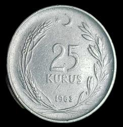 1963 25 Kuruş