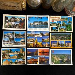 Nostaljik Avrupa Şehirleri Kartpostal Seti