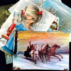 1980'ler Nostaljik Kartpostal Seti