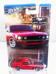 Hot Wheels 69 Ford Mustang Boss 302 - Ford Mustang 60.Years Silver Series - Diecast Model Araba Oyuncak Araba 2/5