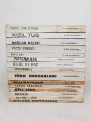 A. ZİYA KOZANOĞLU KİTAPLARI (15 KİTAP ) BÜYÜK TÜRK ROMANI