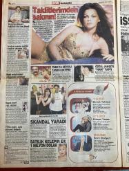 ŞOK GAZETESİ DOĞUM GÜNÜ HEDİYESİ - 15 ARALIK 2003 - TAM TAKIM 12 SAYFADIR - Hakan Tartan–Hilal Cebeci–Azra Akın–Hakan Tanrıverdi–Rıdvan Dilmen–Ahmet Dursun–Serhat Akın–Celal Adan–Elizabeth II–Bulent Ecevit–Saddam Hüseyin–Danni Ashe–Luciano Pavarotti–Nicoletta Mantovani–Şevval Sam–Deniz Seki–Hilal Cebeci–Sevda Demirel–Hilal Cebeci–Hilal Cebeci–Ümit Uğurlu–Nez–Tuba Ünsal–Özgü Namal–Janset Paçal–Seda Sayan–Şenay Akay–Murat Başoğlu–Bush–Tony Blair–Jack Nicholson–Anjelica Huston–Hüseyin Biçer–ŞOK–Dokunmayın Tekel’ime–600 Milyon Lira Ver 6 Kilo Zayıfla–Bu Fener Tutulmaz–Sanal Seks Patroniçesi–Kazan Kaynıyor–Tövbe Etti–Taklitlerimden Sakının–Otobüste Tacize 7 Yıl Hapis–Polisi Ağlatan Cinayet–Para İçin Öldürdüm–Yumruklar Konuştu–Bir Taşla İki Kuş Vurdular–Teoman Senay’a Aşık Oldu–Cin Cin Güzeli–Fırçalı Yorum