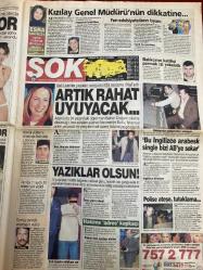ŞOK GAZETESİ DOĞUM GÜNÜ HEDİYESİ - 15 ARALIK 2003 - TAM TAKIM 12 SAYFADIR - Hakan Tartan–Hilal Cebeci–Azra Akın–Hakan Tanrıverdi–Rıdvan Dilmen–Ahmet Dursun–Serhat Akın–Celal Adan–Elizabeth II–Bulent Ecevit–Saddam Hüseyin–Danni Ashe–Luciano Pavarotti–Nicoletta Mantovani–Şevval Sam–Deniz Seki–Hilal Cebeci–Sevda Demirel–Hilal Cebeci–Hilal Cebeci–Ümit Uğurlu–Nez–Tuba Ünsal–Özgü Namal–Janset Paçal–Seda Sayan–Şenay Akay–Murat Başoğlu–Bush–Tony Blair–Jack Nicholson–Anjelica Huston–Hüseyin Biçer–ŞOK–Dokunmayın Tekel’ime–600 Milyon Lira Ver 6 Kilo Zayıfla–Bu Fener Tutulmaz–Sanal Seks Patroniçesi–Kazan Kaynıyor–Tövbe Etti–Taklitlerimden Sakının–Otobüste Tacize 7 Yıl Hapis–Polisi Ağlatan Cinayet–Para İçin Öldürdüm–Yumruklar Konuştu–Bir Taşla İki Kuş Vurdular–Teoman Senay’a Aşık Oldu–Cin Cin Güzeli–Fırçalı Yorum