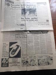 Vatan Gazetesi - 29 Haziran 1959 - Ankara konuşmaları yazan Ahmet Emin Yalman Başmakale - yurttaki CHP kongrelerinde iktidar şiddetle tenkit edildi - CHP meclis üyesi Feridun Ergin dünkü kongrede konuşurken fotoğraf - Türk Yunan görüşmeleri - Fatin Rüştü Zorlu dün gitti - Türkiye gazeteciler sendikası Federasyonu Başkanı Mesut Özdemir dedi ki şartlı bir affa asla taraftar değiliz - İsmet İnönü bugün geliyor - solcular Kıbrıs'ta müstakil Türk belediyeleri istemiyor - Piyanist Ayşe Gül Sarıca'nın başarısı - tütün zamanı yazan Necati Cumalı Yazı Dizisi - Yıldız Teknik okul mezunları yüksek mühendis olabilecek - İsrail'de Ben Gurion partileri istifa ile tehdit etti - Bakali n'olacak yazan Oktay Akbal - Noyan Amca dert dinliyor - Fenerbahçe atletizm Bayramı sona erdi - Fahri Özgüder dün yine birinci oldu Fotoğrafı - Dört atletimiz varna'ya çağrıldı - Gül Çıray formda Fotoğrafı - Fenerbahçe'de Can Bartu antrenör Molnar'a darıldı - Feriköy Kongresi fotoğraf - Fenerbahçe seleksiyon komitesi