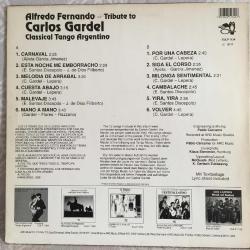 Alfredo Fernando - Tribute To Carlos Gardel - Classical Tango Argentino / Germany 1990 / LP / *Latin, Tango*