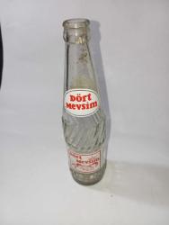 DÖRT MEVSİM GAZOZ ŞİŞESİ ESKİLERDEN KOLEKSİYON DEKORLUK