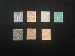 1876-1900 Fransa Klasik Pul Serisi Mnh