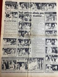 HAFTA SONU GAZETESİ DOĞUM GÜNÜ HEDİYESİ - 9 AĞUSTOS 1970 - TAM TAKIM 8 SAYFADIR -Esin Afşar-Hümeyra-M. Satır-Müjdat Gezen-Tarup-Necla Iz-Müzeyyen Senar-M. Özkul-Esat Selçuk-Rüçhan Camay-Kamuran Akkor-Sema Özcan-Ergun Bengü-Gamze Öz-Hayati Kafe-Gönül Akın-Ferdi Yodogma-Durul Gence-Doğan Sezgin-Azmi Nihad-Safiye Sultan-Sylva Koscina-Nathalie Delon-Filiz Akın-Zeki Tükel-Yul Brynner-Steve McQueen-Mirek Buchholz-Ursula Bronson-Monet Yuşich-Raquel Welch-Brigitte Bardot-Tülin Korman-Muhterem Nur-Zeki Müren-Billik- Beyaz perdeye son transferler Esin Afşar Hümeyra M. Satır-İstismar makinası Tarup yine sahnede-Necla Iz Meksikayı fethetti-Ses sanatçılarına ağır şartlar kondu-Kocasının şakası Kamuran Akkor’un ödünü patlattı-Sema Özcan’ın mücevherleri ortadan yok oldu-Gamze Öz eşinden 100 bin liraya boşanabilecek-Şantör Hayati Kafe İstanbul’a dönüyor-Türk musikisi çok sesliliğe yöneltilmez-Gönül Akın özel okul işletecek-Safiye Sultana rakibeler-Sinema Dünyası Filiz Akın-Yeni çıkan plaklar listesi