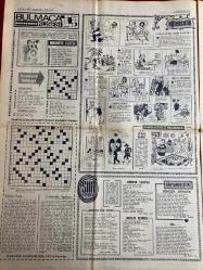 HAFTA SONU GAZETESİ DOĞUM GÜNÜ HEDİYESİ - 9 AĞUSTOS 1970 - TAM TAKIM 8 SAYFADIR -Esin Afşar-Hümeyra-M. Satır-Müjdat Gezen-Tarup-Necla Iz-Müzeyyen Senar-M. Özkul-Esat Selçuk-Rüçhan Camay-Kamuran Akkor-Sema Özcan-Ergun Bengü-Gamze Öz-Hayati Kafe-Gönül Akın-Ferdi Yodogma-Durul Gence-Doğan Sezgin-Azmi Nihad-Safiye Sultan-Sylva Koscina-Nathalie Delon-Filiz Akın-Zeki Tükel-Yul Brynner-Steve McQueen-Mirek Buchholz-Ursula Bronson-Monet Yuşich-Raquel Welch-Brigitte Bardot-Tülin Korman-Muhterem Nur-Zeki Müren-Billik- Beyaz perdeye son transferler Esin Afşar Hümeyra M. Satır-İstismar makinası Tarup yine sahnede-Necla Iz Meksikayı fethetti-Ses sanatçılarına ağır şartlar kondu-Kocasının şakası Kamuran Akkor’un ödünü patlattı-Sema Özcan’ın mücevherleri ortadan yok oldu-Gamze Öz eşinden 100 bin liraya boşanabilecek-Şantör Hayati Kafe İstanbul’a dönüyor-Türk musikisi çok sesliliğe yöneltilmez-Gönül Akın özel okul işletecek-Safiye Sultana rakibeler-Sinema Dünyası Filiz Akın-Yeni çıkan plaklar listesi