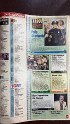 YENİ TV GUİDE DERGİSİ -  18/24 EYLÜL 1993 - SAYI : 35 -  YASEMİN - BÜLENT - RUHAT - AHMET A. - MUSTAFA A. - AYHAN - OKAN K. - E. ERENAY - FARUK $ - BÜLENT B. - CAN A. - ÇETİN K. - HAKAN A. - MURAT E. - ERDOĞAN S. - HİCABİ B. - NECLA BAŞAK - KİBARİYE - MERAL KONRAD - M SAĞYAŞAR - MFO - DEMİREL - NAZMİ KAL - S. CUMHUR ÖNAL - ATTİLA DORSAY - ARDA USKAN - NUR SÜRER - AHMET VARDAR - STEVE GUTTENBERG - GENEVIEVE BUJOLD - KATHLEEN TURNER - LEVENT KIRCA - F. HAKAN - ERHAN YAZICIOĞLU - FULYA ERGÜNEŞ - N. DÜZEL - A. ALTAN - BETTE MIDLER - SYL - UĞUR DÜNDAR- SPOT - 30 FM - ALTIN KARELER - SAYIBİLİM - GÜLHANE KONSERLERİ - İŞGAL ALTINDA - MÜZİKLİ HATIRALAR - BUNALIMLI YILLAR - EKONOMİ DOSYASI - MÜZİK YELPAZESİ - SİNEMA SİNEMA - NEFES NEFESE - SON SÖZ - ALO AHMET VARDAR - POLİS AKADEMİSİ - KALBİMİN ROLÜ - KAZARA TURİST - OLACAK O KADAR - BİR GÜNÜN HİKAYESİ - SEÇ BAKALIM - İŞTE MÜZİK İŞTE EĞLENCE - DİNAMİT - SERVET PEŞİNDE - YANGIN VAR - RAMBO 3 - ARENA - MİNİKLER SHOW - 30 SAYFA