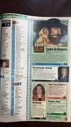 YENİ TV GUİDE DERGİSİ -  18/24 EYLÜL 1993 - SAYI : 35 -  YASEMİN - BÜLENT - RUHAT - AHMET A. - MUSTAFA A. - AYHAN - OKAN K. - E. ERENAY - FARUK $ - BÜLENT B. - CAN A. - ÇETİN K. - HAKAN A. - MURAT E. - ERDOĞAN S. - HİCABİ B. - NECLA BAŞAK - KİBARİYE - MERAL KONRAD - M SAĞYAŞAR - MFO - DEMİREL - NAZMİ KAL - S. CUMHUR ÖNAL - ATTİLA DORSAY - ARDA USKAN - NUR SÜRER - AHMET VARDAR - STEVE GUTTENBERG - GENEVIEVE BUJOLD - KATHLEEN TURNER - LEVENT KIRCA - F. HAKAN - ERHAN YAZICIOĞLU - FULYA ERGÜNEŞ - N. DÜZEL - A. ALTAN - BETTE MIDLER - SYL - UĞUR DÜNDAR- SPOT - 30 FM - ALTIN KARELER - SAYIBİLİM - GÜLHANE KONSERLERİ - İŞGAL ALTINDA - MÜZİKLİ HATIRALAR - BUNALIMLI YILLAR - EKONOMİ DOSYASI - MÜZİK YELPAZESİ - SİNEMA SİNEMA - NEFES NEFESE - SON SÖZ - ALO AHMET VARDAR - POLİS AKADEMİSİ - KALBİMİN ROLÜ - KAZARA TURİST - OLACAK O KADAR - BİR GÜNÜN HİKAYESİ - SEÇ BAKALIM - İŞTE MÜZİK İŞTE EĞLENCE - DİNAMİT - SERVET PEŞİNDE - YANGIN VAR - RAMBO 3 - ARENA - MİNİKLER SHOW - 30 SAYFA