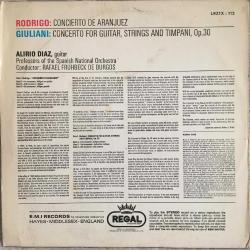 Alirio Diaz, Rodrigo, Giuliani, Rafael Frühbeck De Burgos - Concierto De Aranjuez / Turkey 1968 / LP / *Classical*