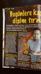 HÜRRİYET TRENDY DERGİSİ - 22/28 EYLÜL 2008 - SAYI : 303 - HAZAL KAYA - PINK - CENK GÜRPINAR - DIDO - ALİ GÜVEN - TUNCAY ŞANLI - ADAM SANDLER - PINAR YILMAZERLER - HASAN KILIÇ - ARZU ARAT - CANSU AYDIN - NALAN ÇOLAK - İSMAİL BIYIKLI - TAN - ÖNDER AÇIKBAŞ - ERDİ BOLAT - HÜLYA AKSULAR - YILMAZ ZAFER - KÜRŞAT ALNIAÇIK - SEMİHA BERKSOY - ERDOĞAN AKDUMAN - PIERRE NOVION - ERTUNÇ ŞENKAY - OĞUZ ABADAN - VEDAT BİÇKİN - TUĞRUL KARATAŞ- AŞK ACISINDAN KURTULMANIN ZAMANI GELDİ - BAŞ BAŞA - BEKLENEN TELEFON - PINK EĞLENCE - BUGÜNLERE KAŞIM GÖZÜMLE DEĞİL DİŞİM TIRNAĞIMLA GELDİM - TRENDY FAN CLUB - GÜZELLİK - FAVORİ - PSİKOLOJİ - UTANDIRAN ANLAR - MERAK ETTİKLERİNİZ - FİSKOS - MODA - FOTOROMAN - SOKAK RÖPORTAJI - HAYATIN İÇİNDEN - İÇİMİZDEN BİRİ - SÜRPRİZ - SAĞLIK - POSTA - TEST - NE VAR NE YOK - SEN DE SÖYLE - ASTROLOJİ - ATEŞ ÜSTÜNDE YÜRÜMEK - HAZAL KAYA İLE BAŞ BAŞA HİKAYESİ, YAZAN : HAZAL KAYA- TRENDY FAN CLUB HİKAYESİ, YAZAN : İSMAİL BIYIKLI- TAN’IN MÜZİK YOLCULUĞU HİKAYESİ, YAZAN : TA - 50 SAYFA