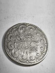 Sultan abdülhamit 5 Kuruş orjinaldir 1293/33 iyi Kondüsyondadır. Kulptan Çıkmadır.