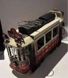 METAL DEKORATİF NOSTALJİK TAKSİM - TÜNEL TRAMVAY  BÜYÜK BOY