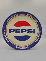 1960'LI YILLAR OLDUKÇA NADİR PEPSİ METAL TEPSİ - 30 CM ÇAP