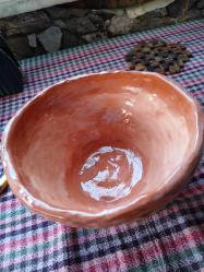 Seramikten kase yada saksı