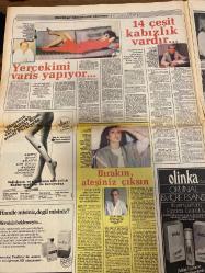 HAFTA SONU GAZETESİ DOĞUM GÜNÜ HEDİYESİ - 13 NİSAN 1984 - TAM TAKIM 12 SAYFADIR - kim hangi sigarayı içiyor-Tarık akan-Yüksel uzel-Ferdi Özbeğen-Samime sanay-Nazan şoray-Selçuk ural-Selahattin cesur-Yasemin kutsi-Naim akan-Engin evin-Adnan Şenses-Ahu Tuğba-Burçin Oraloğlu-Bülent Ersoy-Coşkun Göğen-Ceylan-Sabih Kanadoğlu-Cihan Ünal-Türkan Şoray-Sabiha Küçükgüneş-Ferdi Tayfur-Zerrin Özer-Perihan Savaş-Muazzez Abacı-Yılmaz Hoca-Nazmiye Yener-Türkücü Tülay Zeren-Samime Sanay-Nazım Savaş-Selahattin Cesur-Yasemin Kutlu-Kaplan Kaptan-Haluk Beker Film setinde tehlikeli beraberlik-Şile’de olan oldu-Son aşk-Ve gece kulübünde film koptu-Adnan dördüncü evliliğe mi gidiyor-İkisi de diken üstünde-Bu kız Türkan Şoray’a cici anne diyor-Cihan Ünal hayırlı baba-Ferdi Tayfur’u Londra yaktı-Aile meclisi Zerrin’i yargılıyor ya o ya biz-Perihan Savaş’ın akıl hocası-MDP milletvekili kapdı share Muazzez Abacı Horoz’u yedi-Altınmeşe Şerif Tatlıses’in yolunda-Zehirlerini seçtiler-Mintax yaz kazan Karikatür: Gül