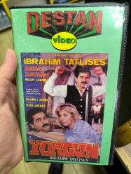 YORGUN İBRAHİM TATLISES SEDA SAYAN DESTAN VİDEO VHS KASET