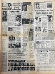 HAFTA SONU GAZETESİ DOĞUM GÜNÜ HEDİYESİ - 18 NİSAN 1971  - TAM TAKIM 8 SAYFADIR - NEŞE KARABÖCEK PLAK POSTERİ TAM SAYFA - Sevim Tuna-Hülya Koçyiğit-Fikret Hakan-Kadir İnanır-Süleyman Turan-Hüseyin Baradan-Selma Güneri-Nilüfer Aydan-Sevda Aydan-Seher Şeniz-Öztürk Serengil-Memduh Ün-Fatma Girik-Efekan Yurdakul-Yusuf Nalkesen-Ferhika Tuncel-Safiye Filiz-Ayhan Işık-Mefharet Yıldırım-Sabri Süha Ansen-Ayhan Minçoğlu-Nesrin Sipahi-Hülya Darcan-Ömer Tariman-Julie Ege-Ursula Andress-Charles Bronson-Juliet Greco-Yedi Sekiz Hasan Paşa-Zeki Müren-Sema Sarper-Mithat Özyılmaz-Nancy Sinatra-M. Mathieu-Yılmaz Köksal-Müjdat Gezen-Türkan Akyol-Sevinç Erbulak-Bülent Ersoy-Oya Sindancoğlu-Ortay Akant-Cavit Tüzüner-Süvi Akgün-Osman Erengel-Cavid Toysalıoğlu-Tahireti Ünsal-Mithat Aydın-Nihal Gökültepe-Barbaros Erkek-Hüseyin Cahit Şad-Süha Engin-Rüya Karakuş-Dursun Salkım Radyo halktan yardım istedi-Kadir İnanır İtalya’dan teklif aldı-Hülya Koçyiğit F.B. kaptanı Nedim’in nikâh şahidi olacak-Sevim Tuna’ya sah