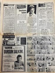 HAFTA SONU GAZETESİ DOĞUM GÜNÜ HEDİYESİ - 18 NİSAN 1971  - TAM TAKIM 8 SAYFADIR - NEŞE KARABÖCEK PLAK POSTERİ TAM SAYFA - Sevim Tuna-Hülya Koçyiğit-Fikret Hakan-Kadir İnanır-Süleyman Turan-Hüseyin Baradan-Selma Güneri-Nilüfer Aydan-Sevda Aydan-Seher Şeniz-Öztürk Serengil-Memduh Ün-Fatma Girik-Efekan Yurdakul-Yusuf Nalkesen-Ferhika Tuncel-Safiye Filiz-Ayhan Işık-Mefharet Yıldırım-Sabri Süha Ansen-Ayhan Minçoğlu-Nesrin Sipahi-Hülya Darcan-Ömer Tariman-Julie Ege-Ursula Andress-Charles Bronson-Juliet Greco-Yedi Sekiz Hasan Paşa-Zeki Müren-Sema Sarper-Mithat Özyılmaz-Nancy Sinatra-M. Mathieu-Yılmaz Köksal-Müjdat Gezen-Türkan Akyol-Sevinç Erbulak-Bülent Ersoy-Oya Sindancoğlu-Ortay Akant-Cavit Tüzüner-Süvi Akgün-Osman Erengel-Cavid Toysalıoğlu-Tahireti Ünsal-Mithat Aydın-Nihal Gökültepe-Barbaros Erkek-Hüseyin Cahit Şad-Süha Engin-Rüya Karakuş-Dursun Salkım Radyo halktan yardım istedi-Kadir İnanır İtalya’dan teklif aldı-Hülya Koçyiğit F.B. kaptanı Nedim’in nikâh şahidi olacak-Sevim Tuna’ya sah