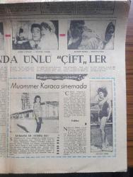 Milliyet Hafta Sonu Gazetesi - 6 Mart 1966 - Don Juanlık rehberi - Türk sinemasında ünlü çiftler - Türkan Şoray Cüneyt Arkın fotoğraf - Orhan Günşiray Leyla Sayar fotoğraf - İzzet Günay Fatma Girik fotoğraf - Ekrem Bora Pervin Par fotoğraf - Ediz Hun Hülya Koçyiğit fotoğraf - Muammer Karaca sinemada - Nebahat Çehre Fotoğrafı - Batman'da bir İstanbul kızı Belgin Doruk Fotoğrafı - toprağın kanı filmin rejisörü Atıf Yılmaz - Ankara müzik festivalinin en iyi solisti Yaşar Güvenir - müzik Kulübü hazırlayan Doğan Şener - mektuplaşmak isteyenler için - milliyet okuyucularına göre en çok sevilen yabancı şarkıcılar en çok sevilen şarkılar en çok sevilen yerli şarkıcılar en çok sevilen yerli topluluklar - Erol Büyükburç fotoğraf - Adamo fotoğraf - bir zarf dolusu namus yazan Adnan Tahir - sinema onları yüz defa daha güzelleştirdi - Marilyn Monroe kendini çok çirkin buluyordu Fotoğrafı - Cafer ile Hürmüz karikatür - dünya nelere gülüyor - konuşan fotoğraflar - Hoş Memo çizen Al Capp