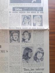 Milliyet Hafta Sonu Gazetesi - 6 Mart 1966 - Don Juanlık rehberi - Türk sinemasında ünlü çiftler - Türkan Şoray Cüneyt Arkın fotoğraf - Orhan Günşiray Leyla Sayar fotoğraf - İzzet Günay Fatma Girik fotoğraf - Ekrem Bora Pervin Par fotoğraf - Ediz Hun Hülya Koçyiğit fotoğraf - Muammer Karaca sinemada - Nebahat Çehre Fotoğrafı - Batman'da bir İstanbul kızı Belgin Doruk Fotoğrafı - toprağın kanı filmin rejisörü Atıf Yılmaz - Ankara müzik festivalinin en iyi solisti Yaşar Güvenir - müzik Kulübü hazırlayan Doğan Şener - mektuplaşmak isteyenler için - milliyet okuyucularına göre en çok sevilen yabancı şarkıcılar en çok sevilen şarkılar en çok sevilen yerli şarkıcılar en çok sevilen yerli topluluklar - Erol Büyükburç fotoğraf - Adamo fotoğraf - bir zarf dolusu namus yazan Adnan Tahir - sinema onları yüz defa daha güzelleştirdi - Marilyn Monroe kendini çok çirkin buluyordu Fotoğrafı - Cafer ile Hürmüz karikatür - dünya nelere gülüyor - konuşan fotoğraflar - Hoş Memo çizen Al Capp