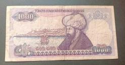7 Emisyon C 81 Seri 1000 Lira
