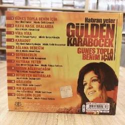 GÜLDEN KARABÖCEK HATIRAN YETER GÜNEŞ TOPLA BENİM İÇİN CD KARTON KAPAK