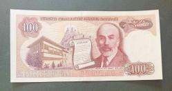 7 Emisyon A 84 Seri 100 Lira Çil altı