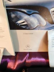 2003 Mercedes C Klass Orjinal Kitapçığı