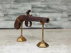 Antika Osmanlı Dönem Ürünü 8 Köşeli Namlu Nadir Piştov