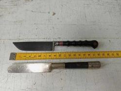 Antika Gümüş Savatlı ve Detaylı Muazzam İkili Kama - Hançer