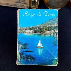 1960'lar Nostaljik İtalyan Como Gölü Kartpostal Kitapçığı