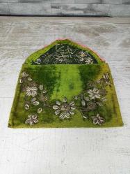 Antika Osmanlı Gümüş Tel Kırma KUR'AN-I KERİM Çantası