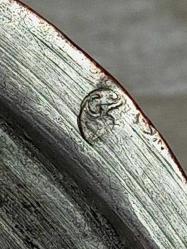 Antika Osmanlı Damgalı Kapaklı Bakır Sahan - Tabak