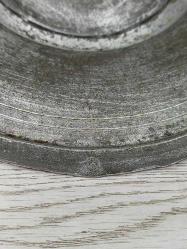 Antika Osmanlı Damgalı Kapaklı Bakır Sahan - Tabak